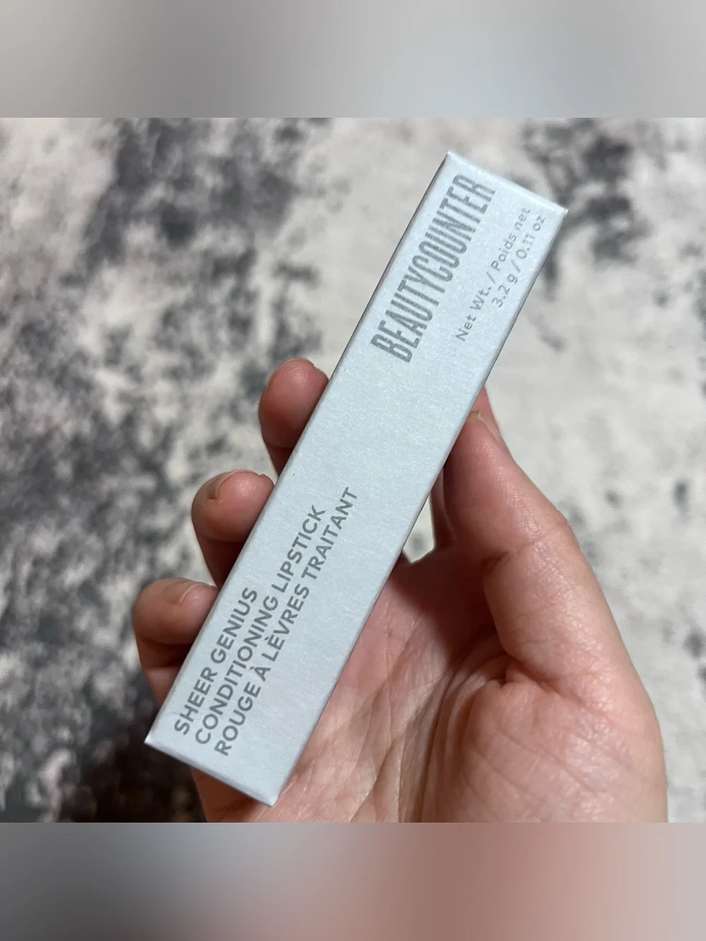 beautycounter sheer genius conditioning lipstick petal